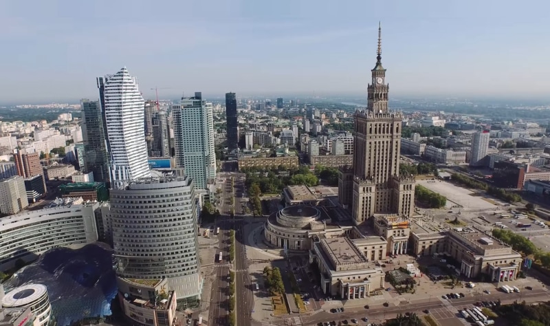 Polish, 720P, Warsaw, cityscape, Poland, capital, skyscraper