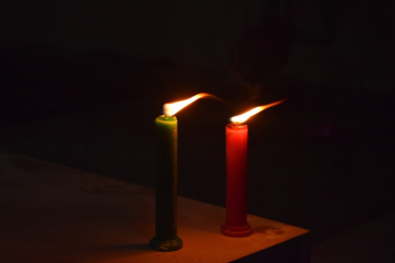 traditional, illuminated, indian, fire, decorative, celebration, religious, dark, indoors, candle, black background, diwali, bright, colorful, 5K, flame