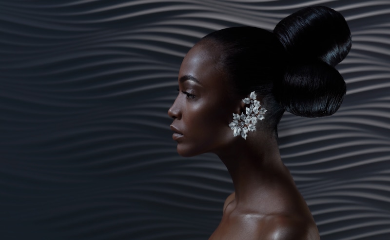 looking away, 4K, one person, beautiful people, women, black color, hairstyle, Fashion, profile view, human body part, profile, beautiful woman, Photography