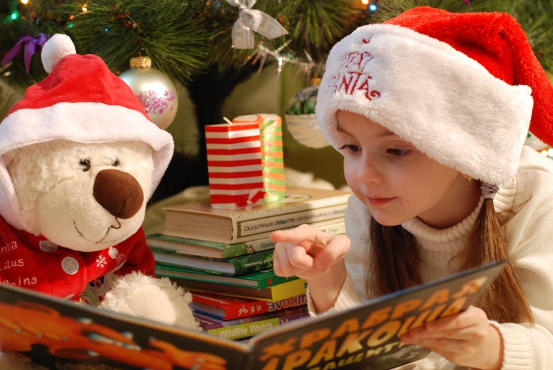 girl, cute, books, little, real people, kid, fun, adorable, childhood, person, indoors, child, hat, christmas, one person, young, story books, celebration