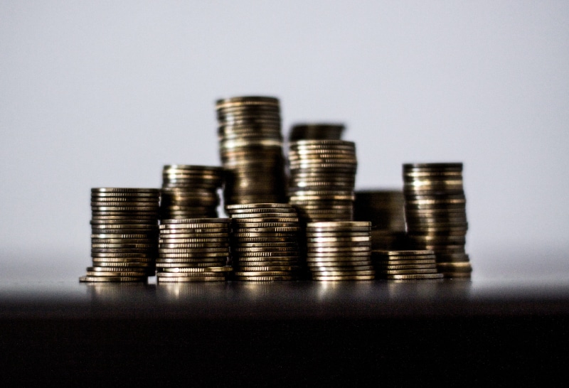 4K, economy, business, coins, nature, currency, finance, money, gold, cash, wealth, making money, investment, prosperity, large group of objects, silver colored