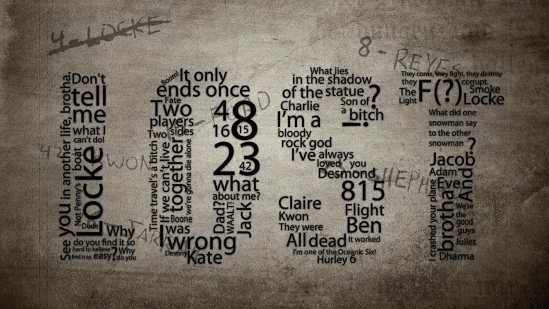 numbers, typography, 1080P, TV, Lost, Dharma Initiative