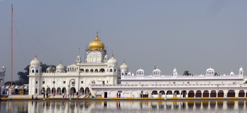 travel destinations, no people, built structure, sikh, city, nature, the past, arch, water, building exterior, place of worship, spiritual, punjab, dharma