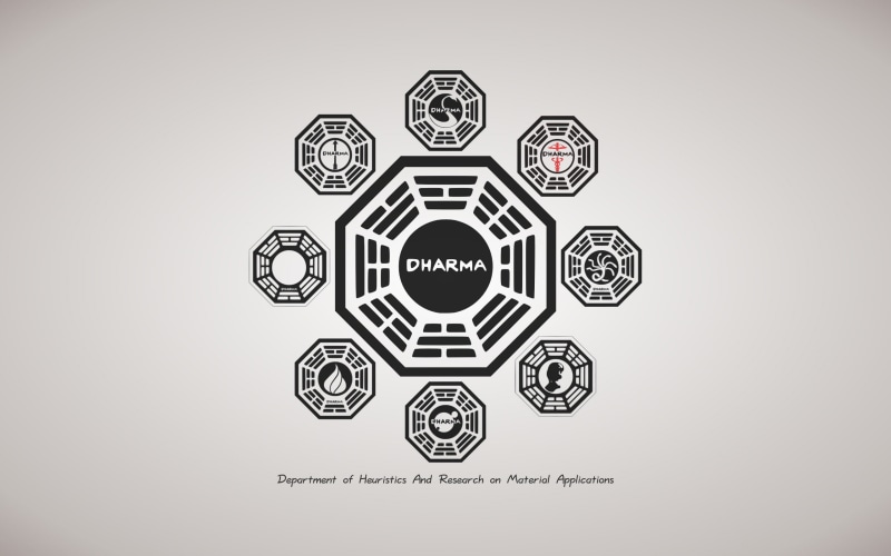lost, project, dharma, 2K