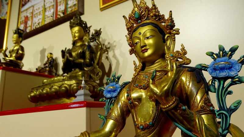 enlightenment, figurine, idol, buddhism, no people, indoors, spirituality, meditation, buddha, human representation, ornate, gilded, wisdom, art and craft