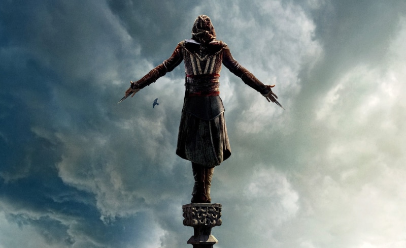 no people, outdoors, 1080P, male likeness, statue, full length, limb, cloud - sky, religion, s, low angle view, assassin, spirituality, nature