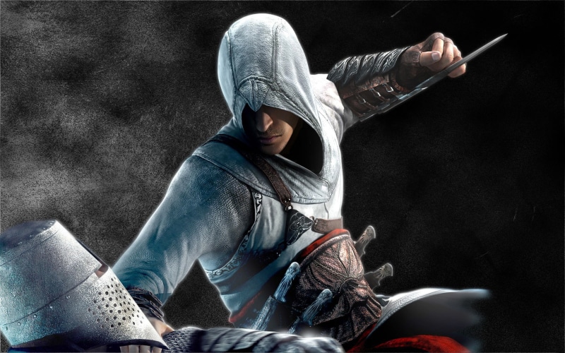 Templar, Altair, assasins creed, 1080P, dagger