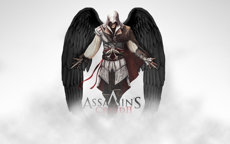 characters, 1080P, spirituality, symbol, killer, human representation, angel, evil, day, backgrounds, horror, belief, men, angel wings, s, sky, spooky