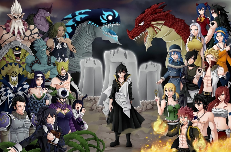 asian, Natsu Dragneel, Wendy, anime, powerful, Sting Eucliffe, Fairy Tail, armor, Seilah, Sting, game, Gajeel Redfox, japanese, shounen, demon slayer, Juvia Lockser