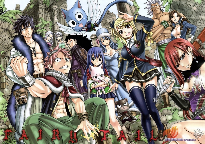 Cana Alberona, Panther Lily (Fairy Tail), Skirt, Glove, Boy, Girl, Dress, Anime, Smile, Gray Fullbuster, Mirajane Strauss, Belt, Collar, Fairy Tail, Elfman Strauss