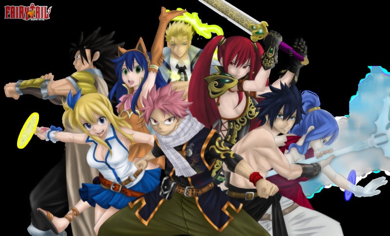Natsu Dragneel, Gray Fullbuster, Anime, Lucy Heartfilia, 1080P, Gajeel Redfox, Laxus Dreyar, Erza Scarlet, Fairy Tail, Wendy Marvell