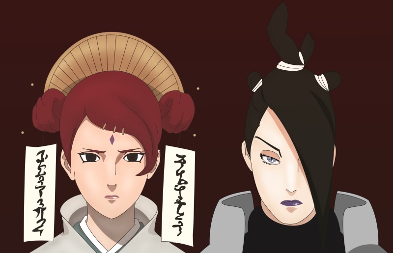 Konohagakure no Sato, japanese, woman, shinobi, asian, strong, Naruto, kimono, game, by indiandwarf, ninja vest, kunoichi, girl, Konoha, Naruto Shippuden