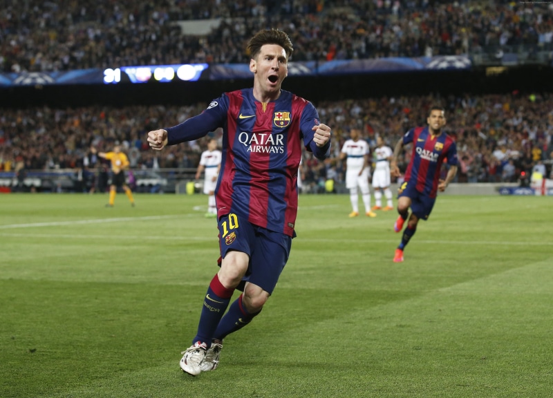 soccer, Barcelona, Lionel Messi, FCB, 4K, 4K