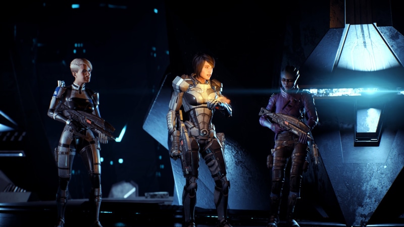 playing, 1080P, Pelessaria BSayle, violinist, men, stage, indoors, arts culture and entertainment, Mass Effect: Andromeda, musical instrument, stage - performance space