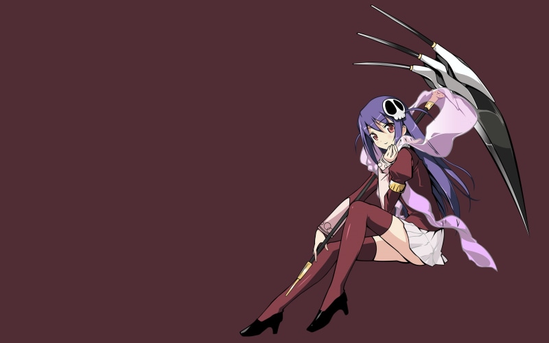 holding, trumpet, artist, one person, arts culture and entertainment, playing, adult, skill, 2K, anime, anime girls, stage, performance, scythe, The World God Only Knows
