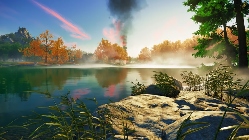 Video Game Landscape, 4K, Feudal Japan, screen shot, Ghost of Tsushima, video games