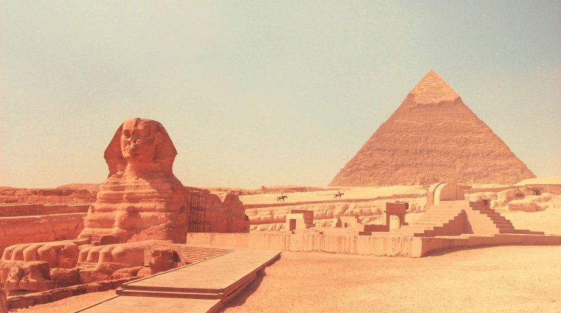 Sphinx of Giza, no people, Pyramids of Giza, the past, outdoors, white, statue, house, red, travel destinations, architecture, ancient, built structure