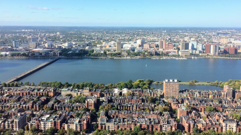 boston/cambridge, built structure, 2K, boston, building, river, high angle view, cambridge, residential district, office building exterior, building exterior