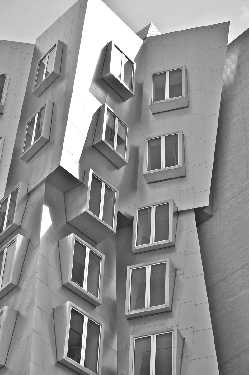 apartment, design, building, architecture, art, day, city, no people, nature, low angle view, 4K, cambridge, full frame, black, pattern, white, building exterior