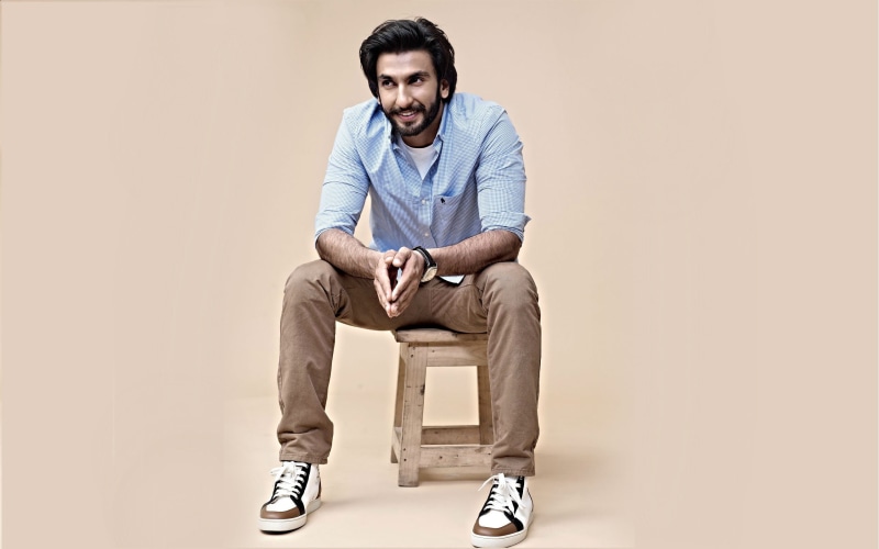 celebrities, front view, beautiful people, actor, one person, looking at camera, portrait, beard, entrepreneur, young men, indoors, Ranveer Singh, handsome