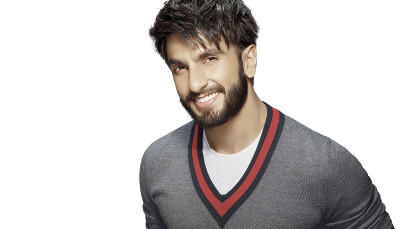 s, men, Indian actor, v, Ranveer Singh, Bollywood, gray, sweater, HD, neck, 2K