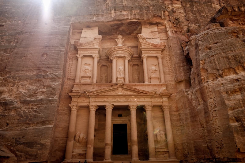 4K, Petra, Jordan, rock