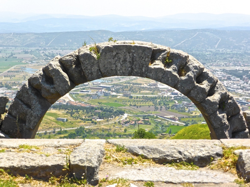 cultures, tourism, civilization, travel, stone Material, ruined, history, day, high angle view, gray, travel destinations, the past, old, built structure