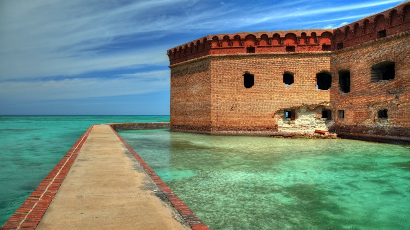 arch, Fort Jefferson, 2K, sea
