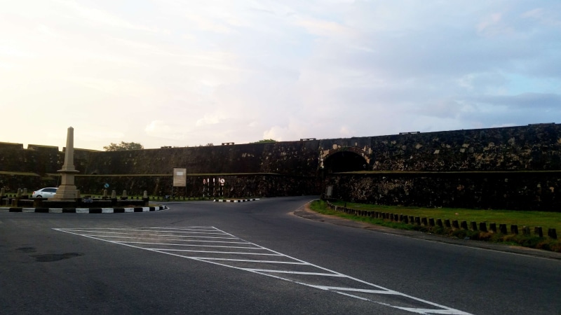 galle city, day, road, outdoors, galle fort photos, road marking, sri lanka photos, 4K, sky, direction, nature, sri lanka, street, built structure, dividing line