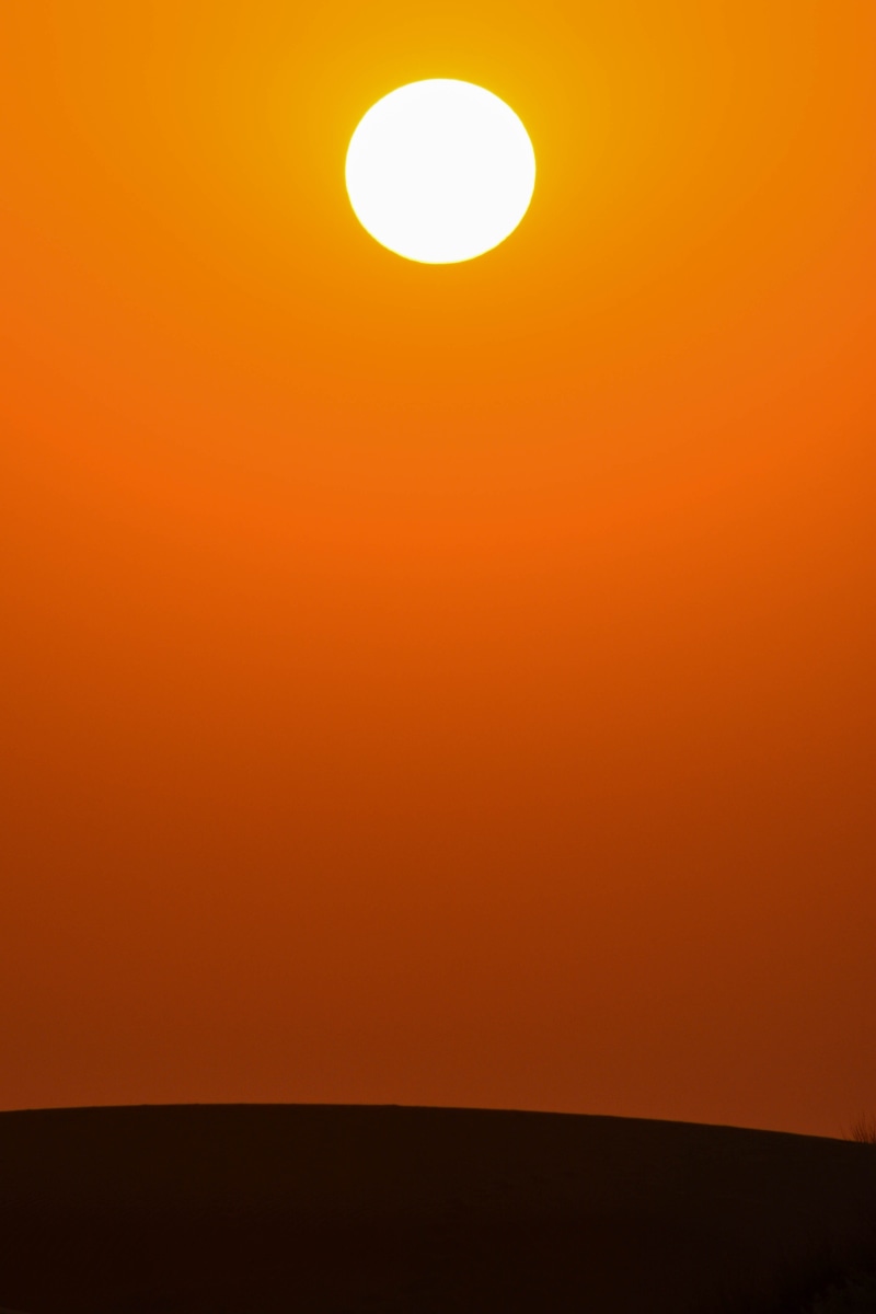 silhouette, outdoors, shape, sam sand dunes desert safari jaisalmer, geometric shape, twilight, jaisalmer, orange color, scenics - nature, nature, minimalist