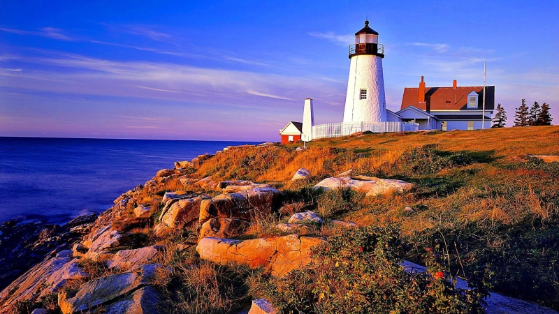cape, building, nature, water, ocean, pemaquid lighthouse, security, outdoors, 1080P, no people, lighthouse, land, beacon, architecture, sea, travel destinations