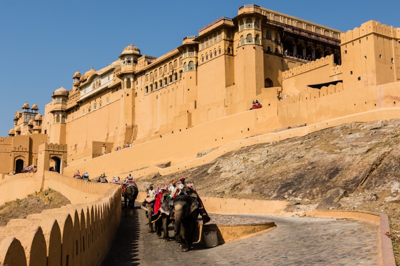 ancient, transportation, tourism, 5K, antique, jaipur, travel destinations, mode of transportation, india, the past, historic building, city, travel, people