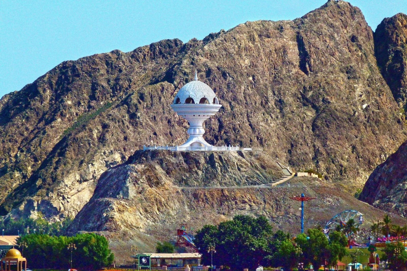 travel destinations, mountain range, white, nature, no people, scenics - nature, oman, hill, building exterior, mountain peak, muscat, architecture, formation