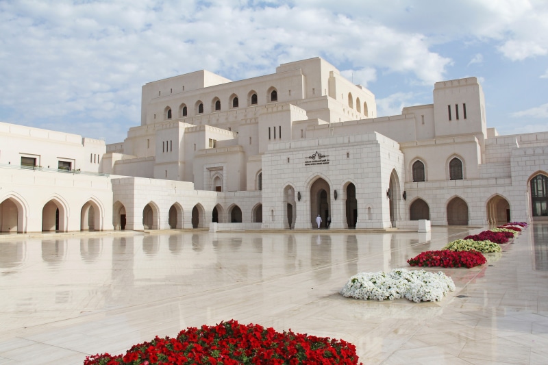 middle east, lifestyle, tourism, the past, building, sky, architecture, colorful, ancient civilization, city, royal opera house, no people, red, flower