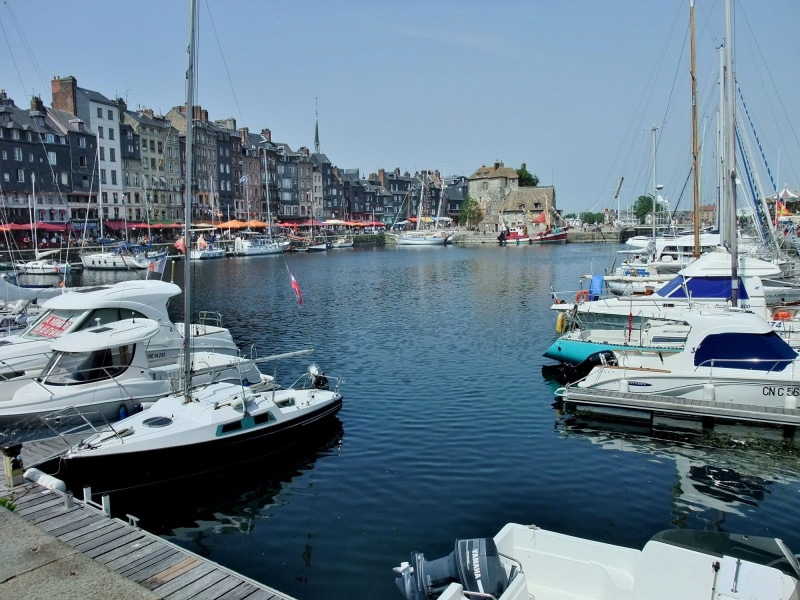 town, 1080P, marina, yacht, built structure, wharf, mast, pier, seaside, nautical Vessel, building exterior, city, harbor, village, Honfleur, Harbor, old