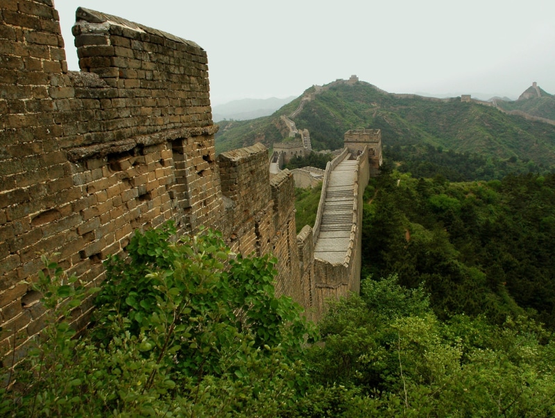 outdoors, the past, travel, ancient, ancient civilization, building exterior, ruined, the great wall, no people, Great Wall, old ruin, architecture, stone wall