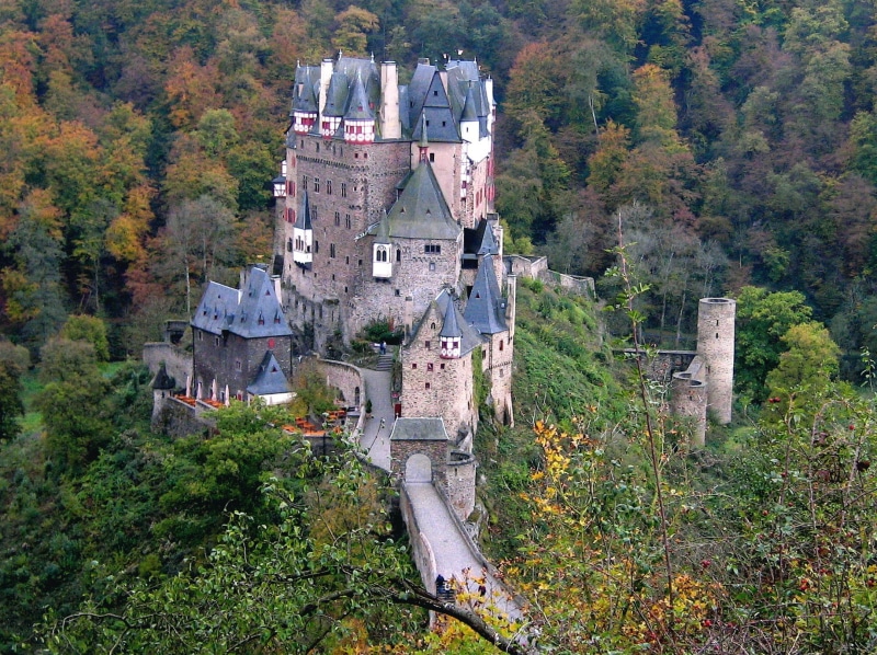 720P, castle, Germany, Eltz Castle, forest