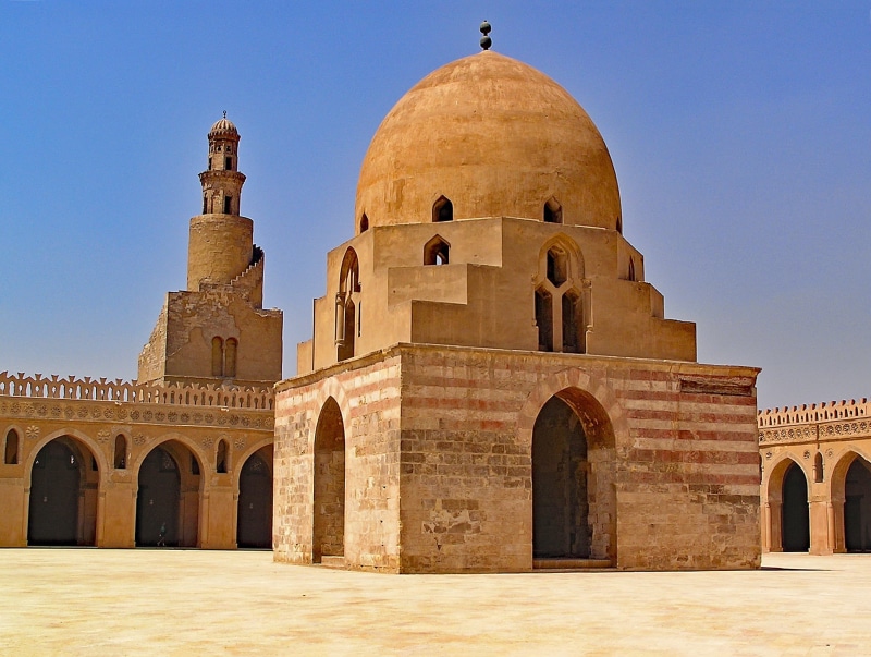 built structure, places of interest, travel destinations, architecture, old ruin, egypt, arch, culture, belief, travel, tourism, ibn tulun, temple, sky