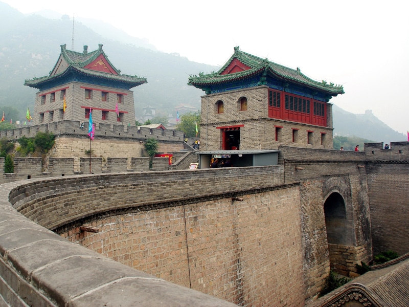built Structure, Wall, travel destinations, building Exterior, ancient, sky, shaanxi Province - East Central China, famous Place, outdoors, ming, day, Bastion