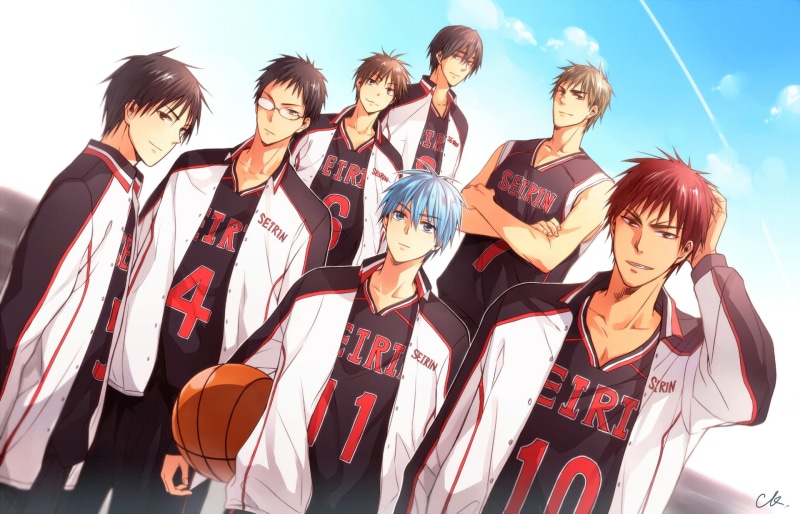 sky, bonding, lifestyles, music, Shun Izuki, Taiga Kagami, Kurokos Basketball, real people, Junpei Hyūga, togetherness, Rinnosuke Mitobe, Anime, 1080P