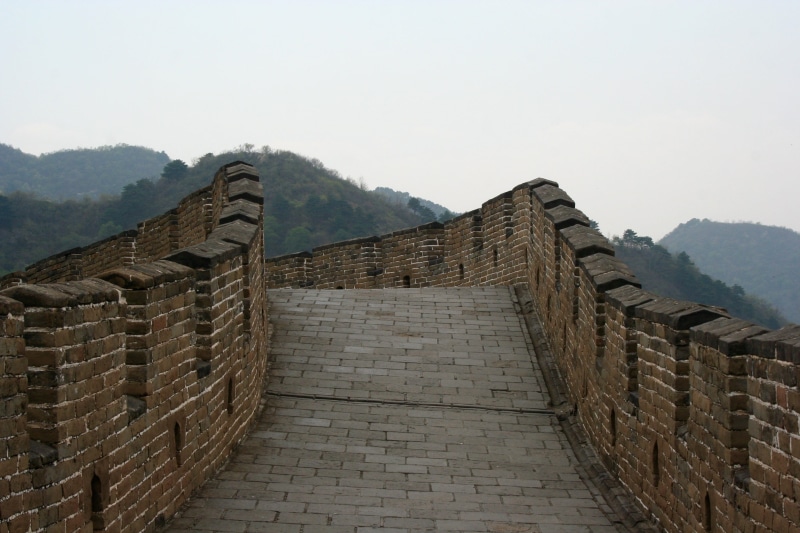 peking, brick, building exterior, Asia, the past, Travel, architecture, landmark, built structure, tourism, mountain, no people, stone wall, Wall, archaeology