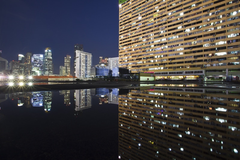 building exterior, landscape, no people, illuminated, photography, water, 4K, decor, floor, chinatown, nobody, tall - high, outdoors, light, states, residential
