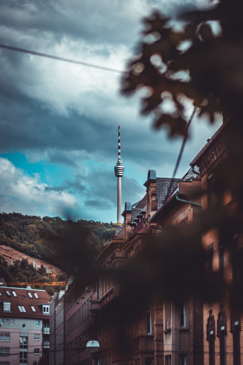architecture, city, summer, spire, leaves, nature, german, travel destinations, building exterior, tourism,, building, cloud - sky