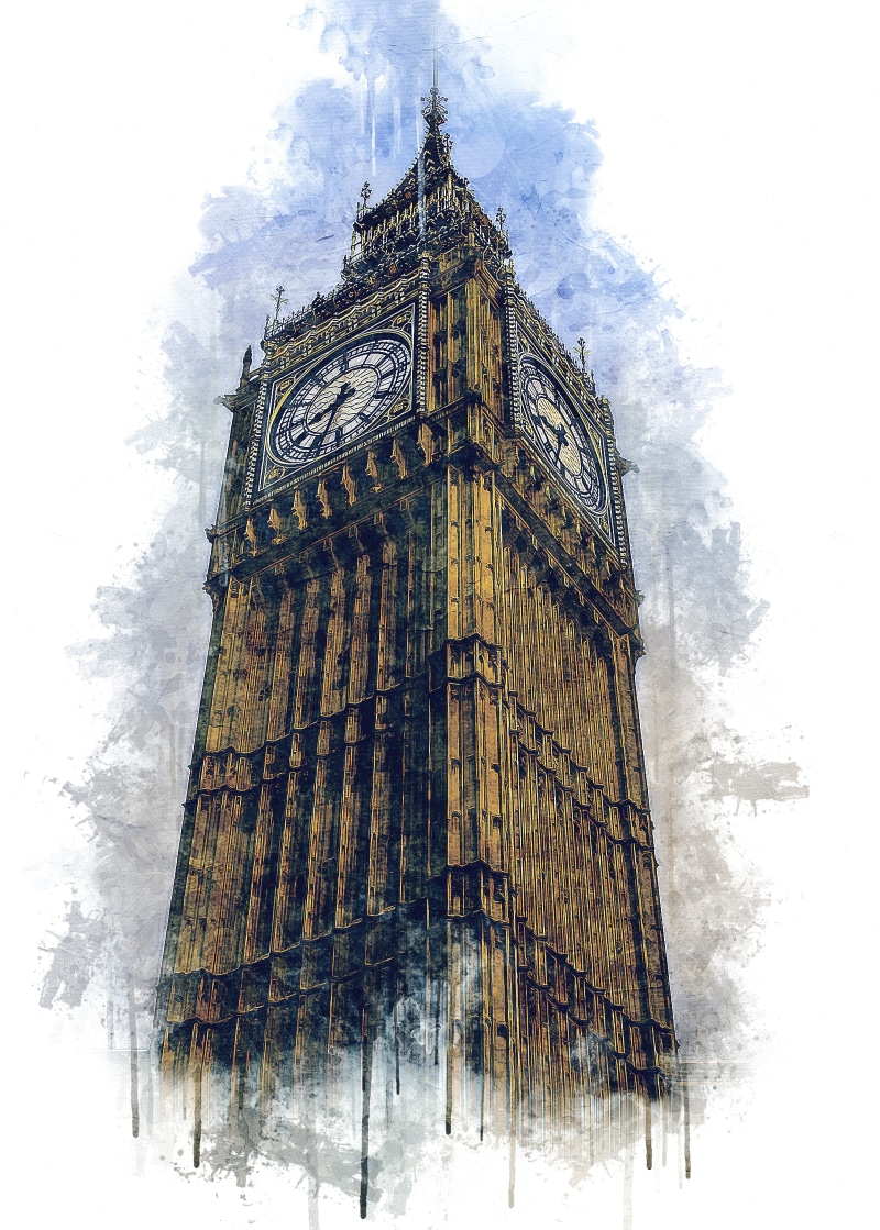 city, big ben, architecture, tourist attraction, attraction, landmark, day, tower, digital manipulation, united kingdom, clock tower, gothic style, low angle view