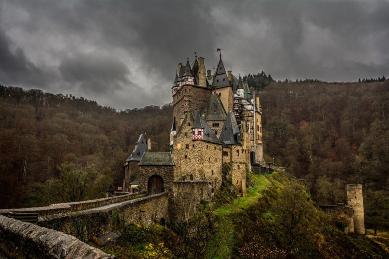 Castle Eltz, 1080P, Germany, forest