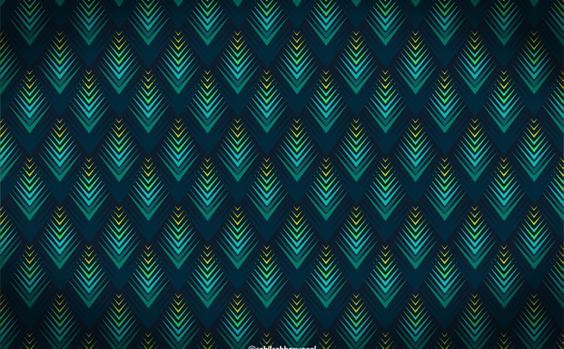 triangle shape, textured, full frame, in a row, teal, coreldraw, pattern, architecture, sahilsabharwaldesign, hole, yellow, blue, alloy, metal