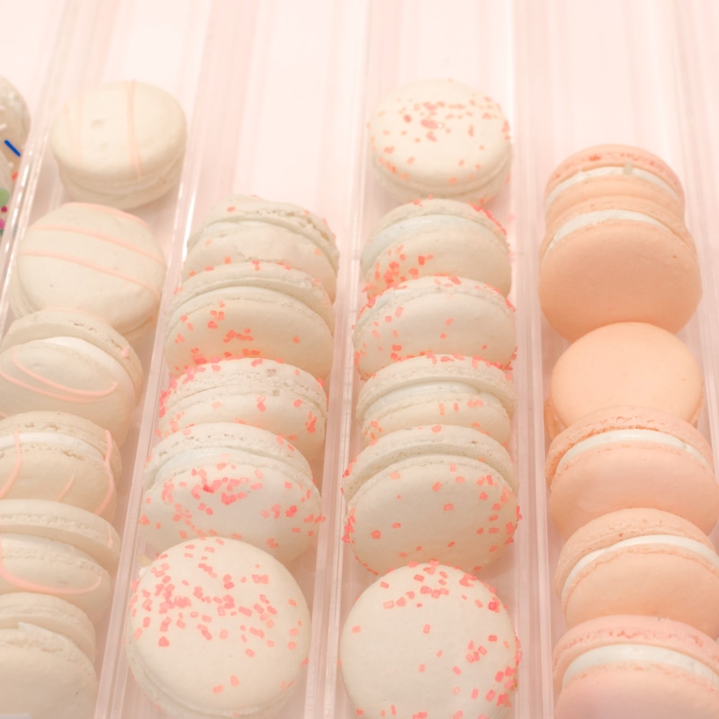 yellow, girly, 2K, large group of objects, white, still life, sweets, sweet, food and drink, egg, ready-to-eat, pink, side by side, squarephotos, close-up