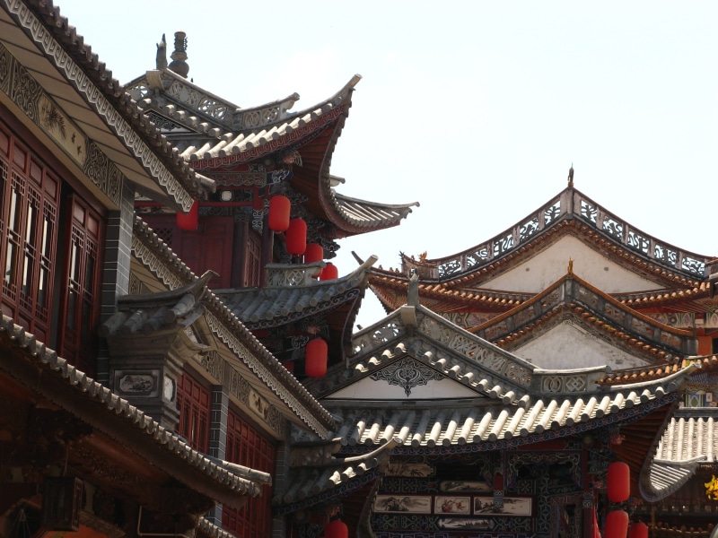 day, religion, architecture, brown, ancient, buildings, belief, roof, low angle view, building, no people, red, spirituality, place of worship, ornate