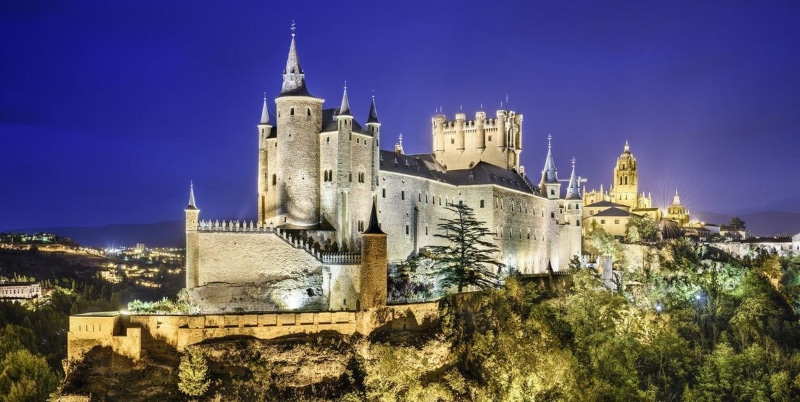 impresionante, castillo, arquitectura, 1080P