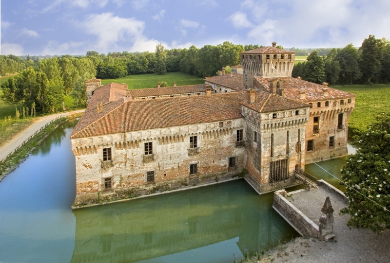 1080P, lago, arquitectura, italia, pademello, castillo